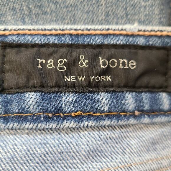 RAG & BONE Farrah Ankle Cigarette Raw Hem Jeans W25691465FAR Women's 29 - Picture 8 of 10